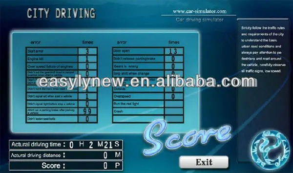 Easynew Car Driving Simulator For Driving Learner - Buy Driving