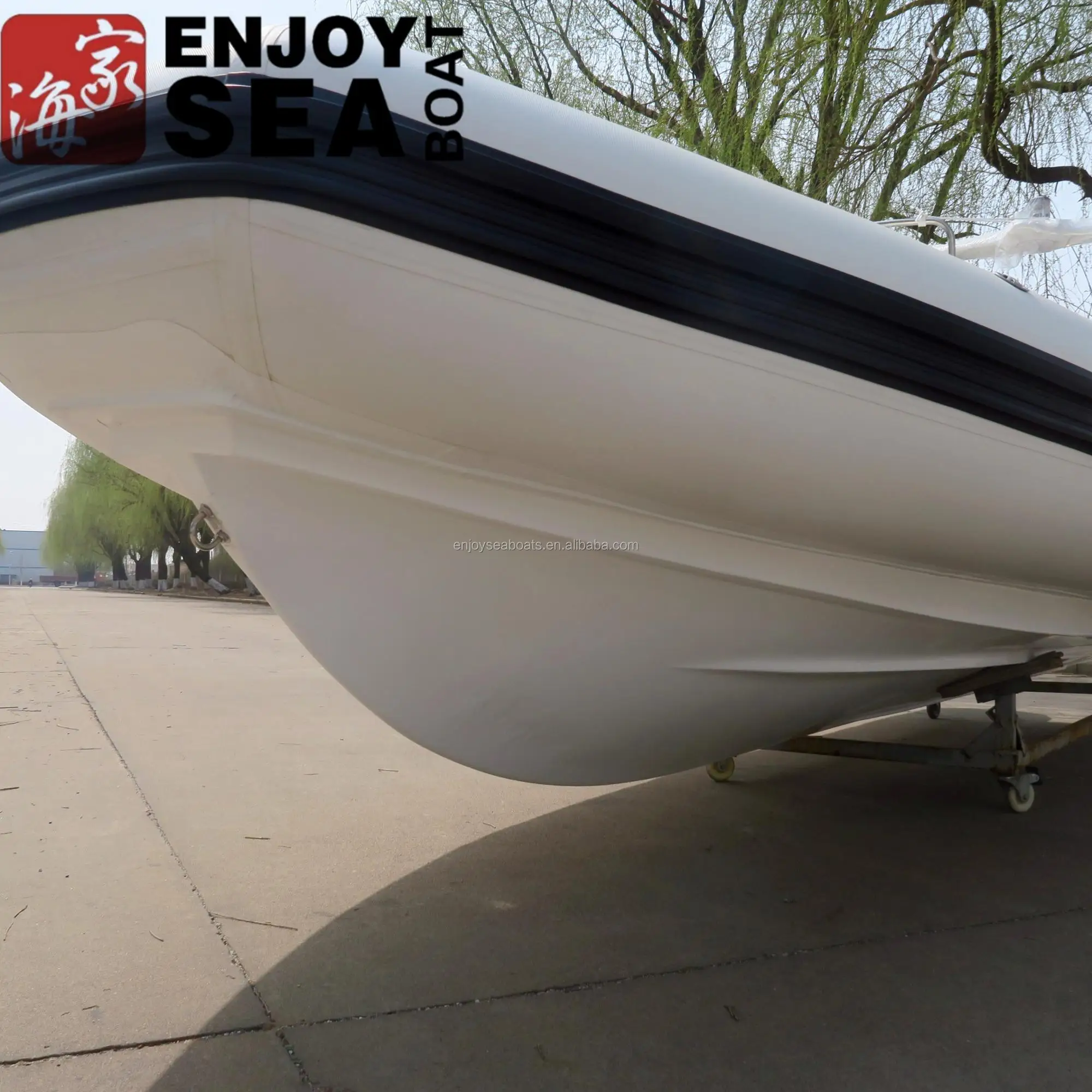 
2019 Cheap and hot sale fiberglass Rib boat hulls material made in korea pvc or hypalon !RIB 520! 
