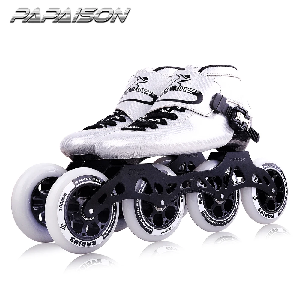 

4 big wheels city run inline skate shoes TWIN CAM ILQ-9 patines profesionales