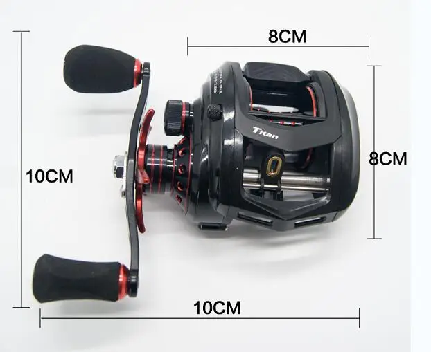 

Quality BM200 Super Large Baitcasting Fishing Reel, As photo