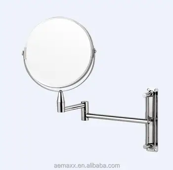 extendable lighted makeup mirror
