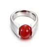 MECYLIFE High Polished Quality Cat Eye Stone Women's Gemstone Ring