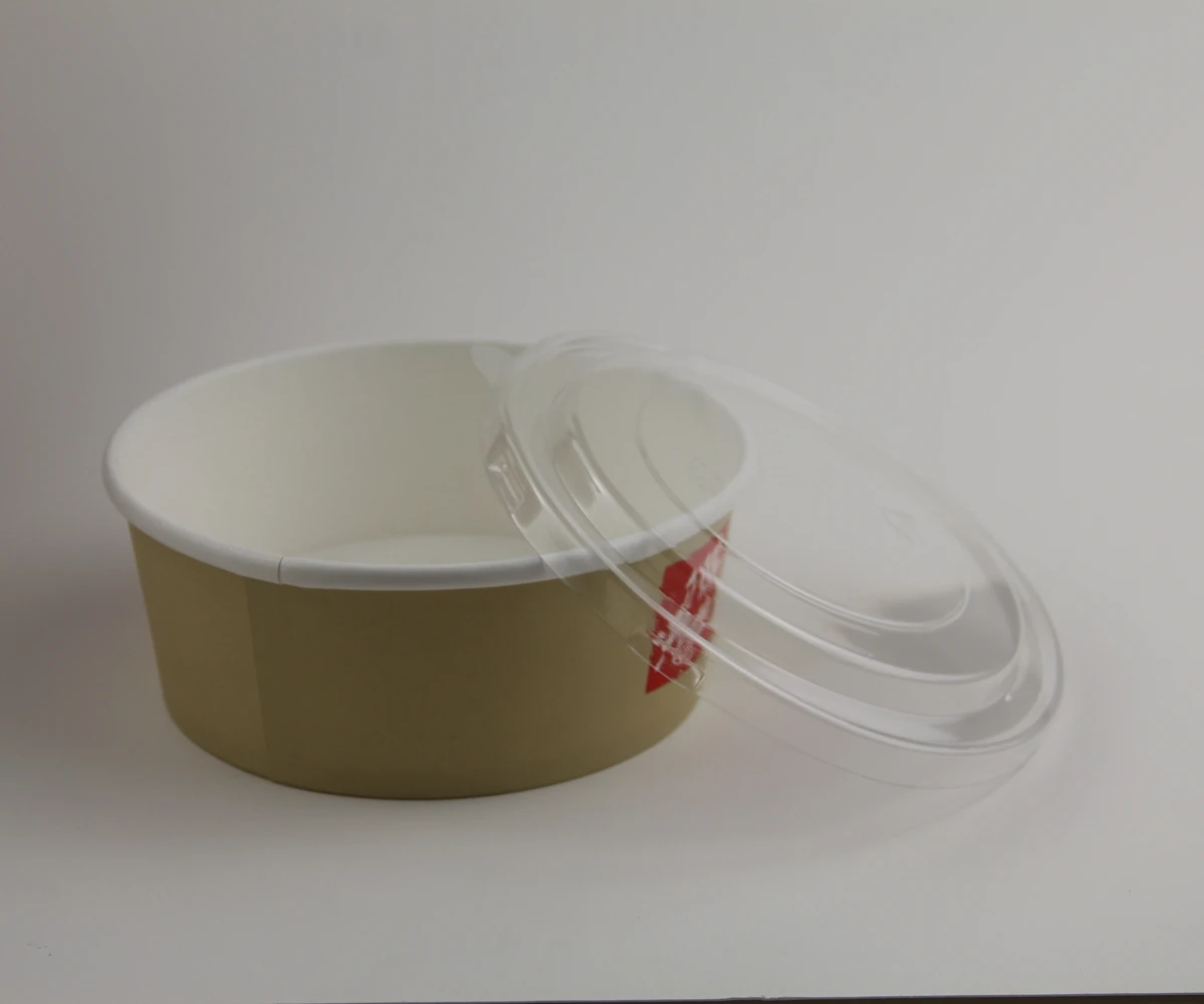 Disposable Food Packaging Rice Paper Bowl With Lid Buy Rice Bowl With