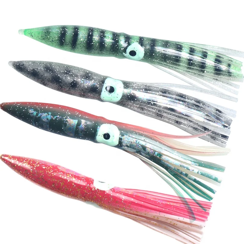 

11cm 5g Soft Octopus Fishing Lures For Jigs Mixed Color Octopus Skirts Artificial Jigging Bait Squid Skirt Octopus, As picture shows