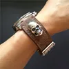 skull face stylish watch mens big face waterproof watches sport watch strap for men