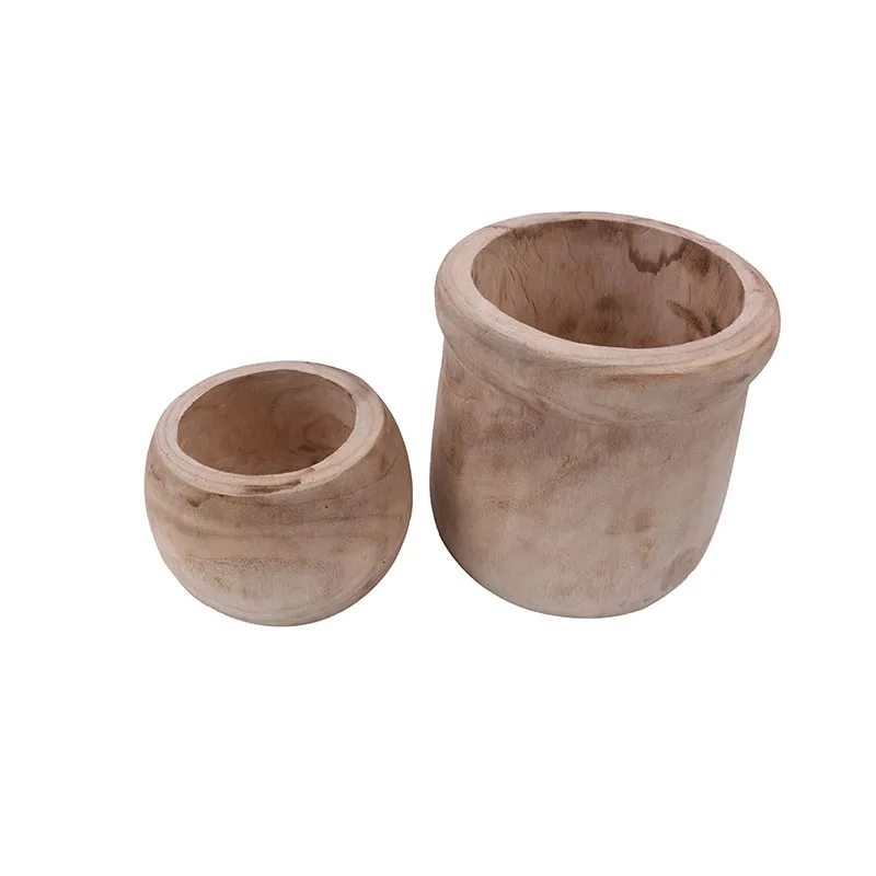 Rustic Farmhouse Decor Wooden Flower Planter Handmade Wooden Dough Bowl/large Wood Bowls Buy