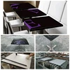 high quality square shape artificial stone top counter stainless steel leg restaurant dining table