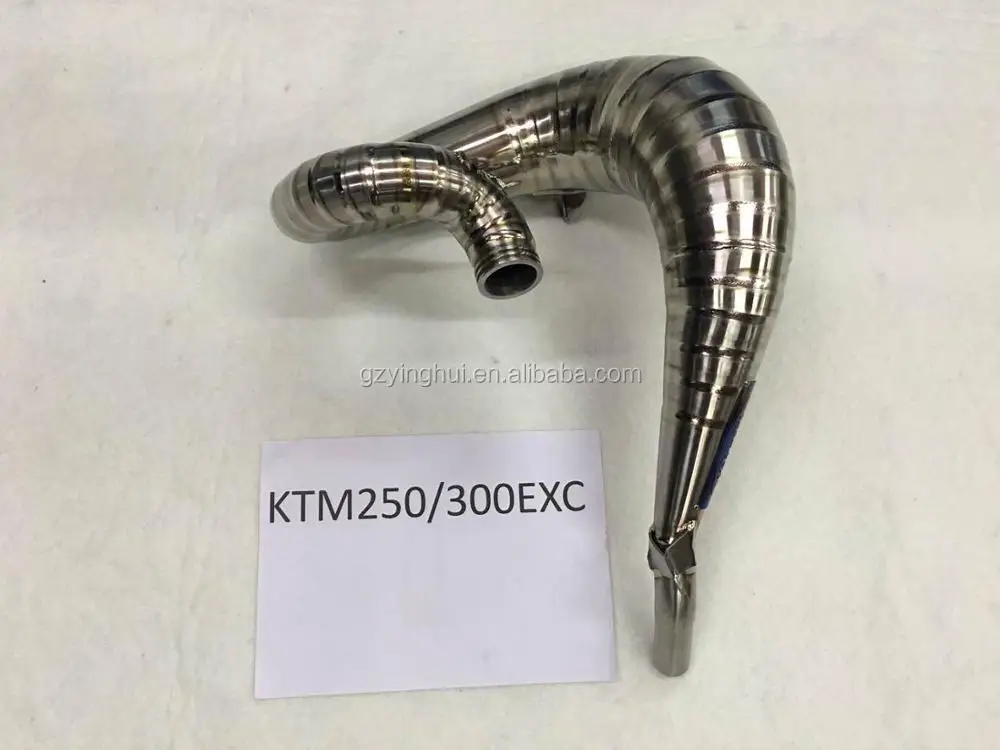 KTM 250 300 titanium motorcycle exhaust pipe.jpg