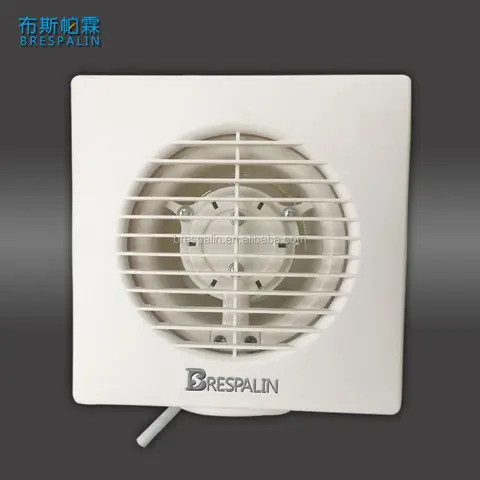 Wall/Window Mounted Square Bathroom Exhaust Fan with Louver