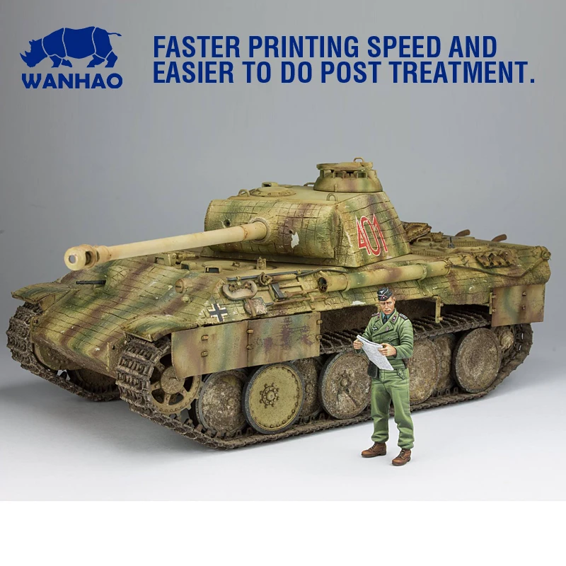 WANHAO green epoxy resin for LCD DLP / SLA 3d printer