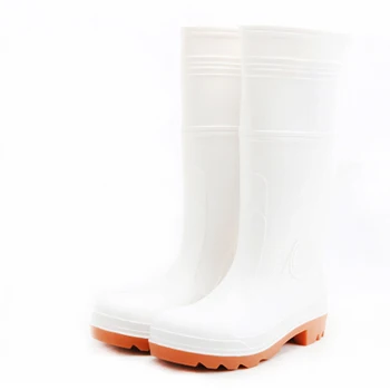 botas blancas de trabajo