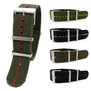 High Quality Military 20mm 22mm Watch Band Elastic Nato Watch Strap