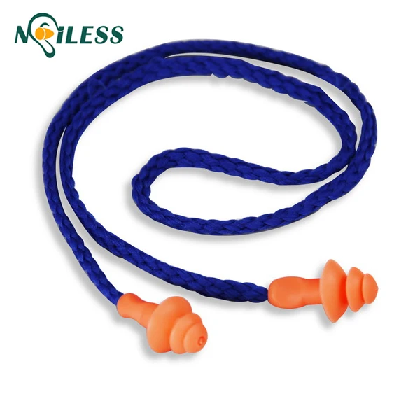 
hot selling custom ear plugs silicone corded earplugs 