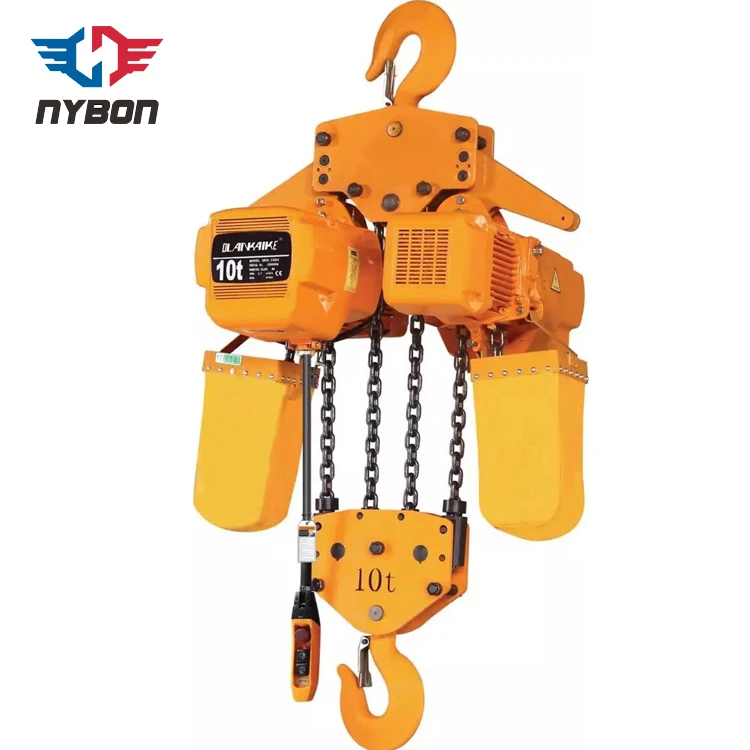 Monorail Chain Block 10 Ton Electric Chain Hoist With Trolley - Buy 10 ...