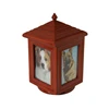 Elegant traditional solid wooden pet urn with photo frame