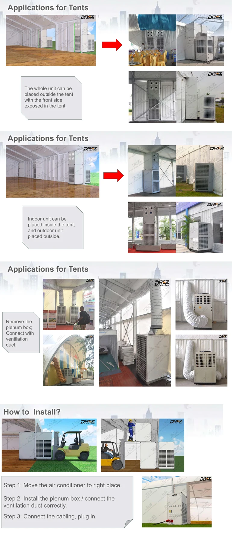 Marquee Tent Climate Control Drez 30 Ton Air Conditioner