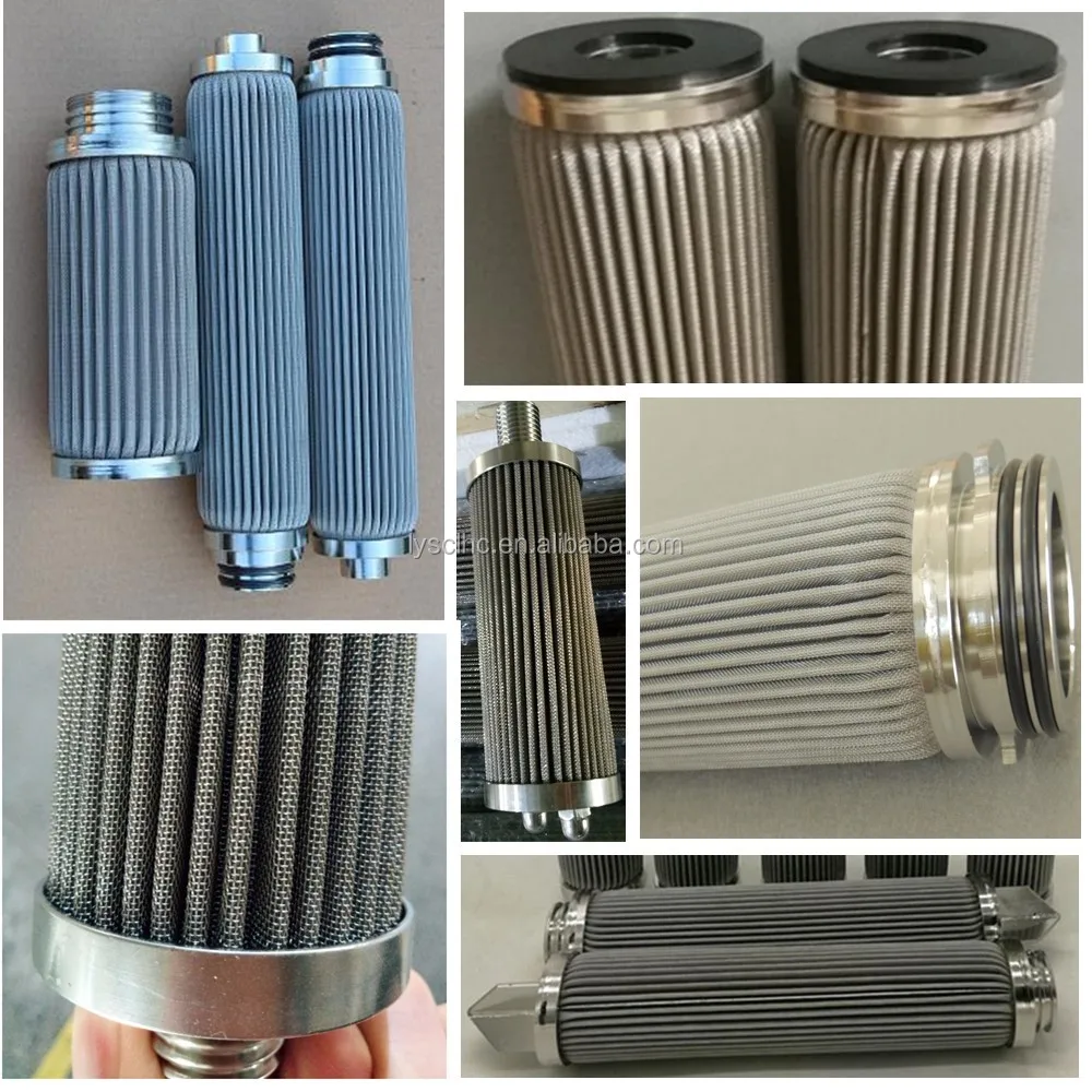 Lvyuan Safe stainless steel sintered filter cartridge replace for industry