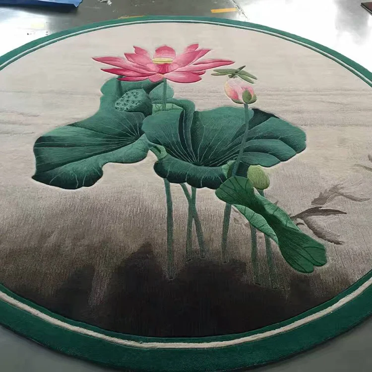 Custom Pink Color Flower Shaped Acrylic Rug Buy Flower Shaped Rug