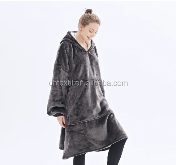 

Super Soft Warm Comfortable women hoodie Blanket Oversize Fleece Hoodie, Customerized