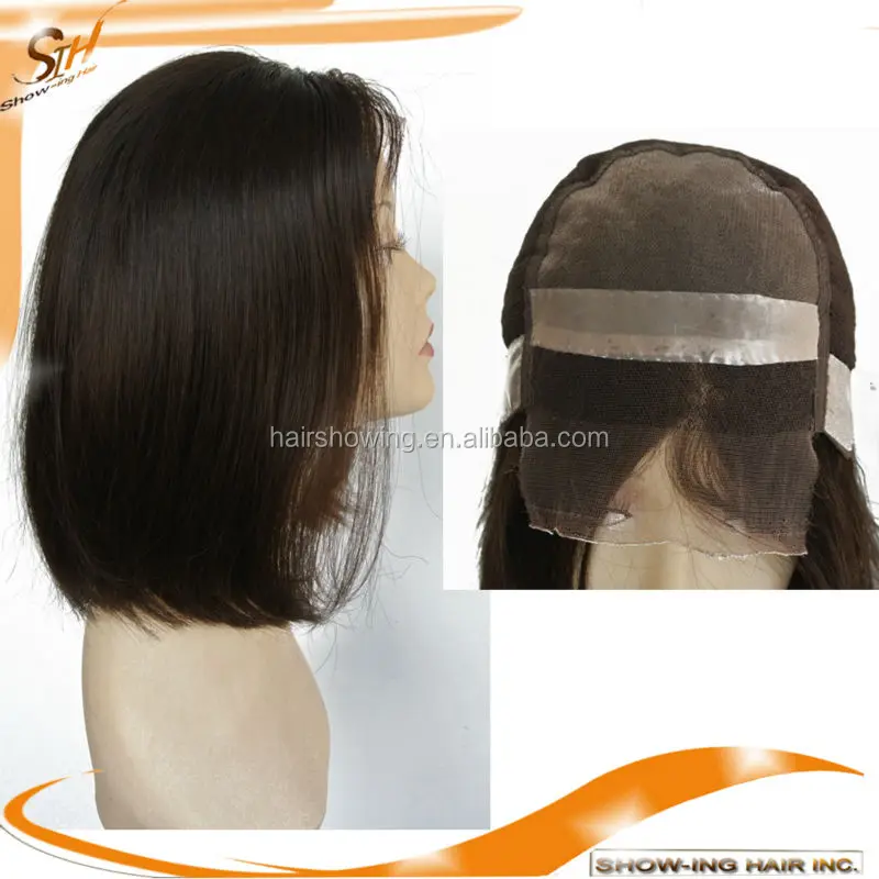 
Mongolian virgin hair lace front wig 