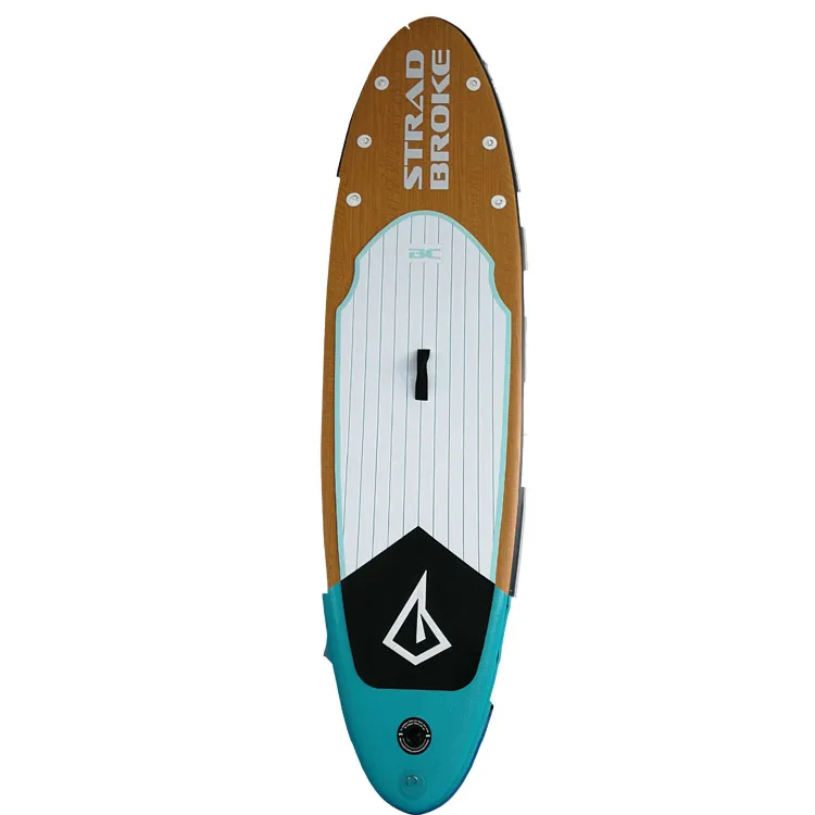 

hot wooden sup stand up inflatable paddle board, Picture color