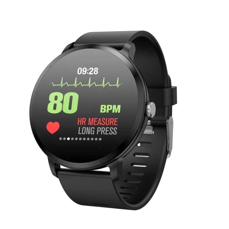 

2019 new ip67 waterproof heart rate blood pressure oxygen fitness healthy men women sport v11 smart watch