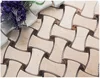 Website business art deco fishbone shape marble tile