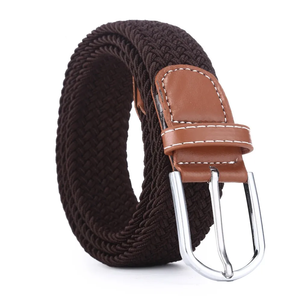 Wholesale Men's Retractable Stretch Belt Fashion Elastic Belts For