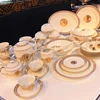 High Quality Dinner Ware Luxury Royal Fine Bone China Dinner Sets