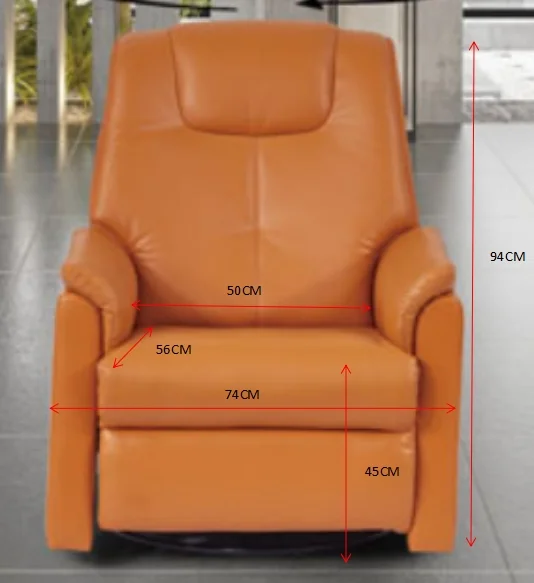 Hot Selling Comfortable Chesterfield Recliner Sofa With Electric