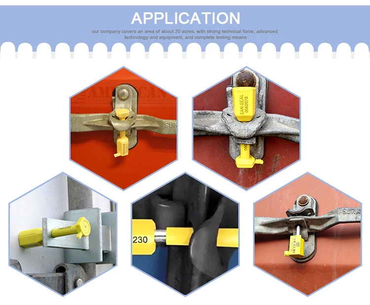 MA - BS 9009 Bolt Seal , high security bolt seal manufacturer for shipping ISO certificate 17712