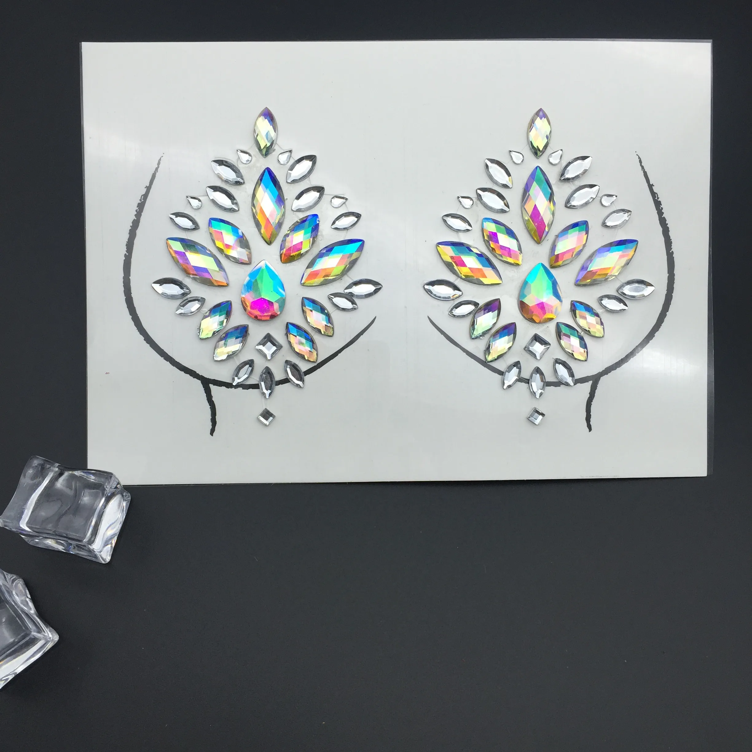 

Crystal Body sticker and body tattoo