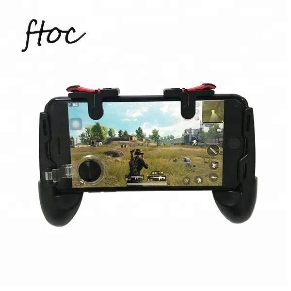 

2018 New Game Play Auxiliary L1R1 Metal Game Play Mobile Joystick&Game Controller for FPS Games, Black