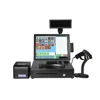 All in one pos 15 inch touch/ desktop computer with barcode reader