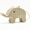 custom summer kids natural handmade bali elephant crossbody bag mini handbag