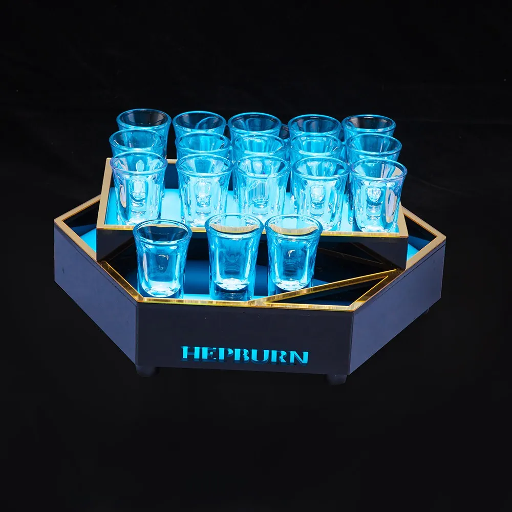 Rodnn 9a65 5 Five Tiers Led Shot Glass Serving Tray Buy Snack Serving Tray,Led Serving Tray