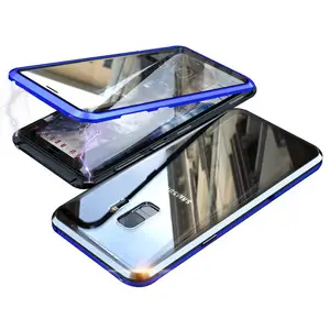 Magnetic 360° Protection Phone Case Samsung Galaxy S10 S9 A9 A8 Plus