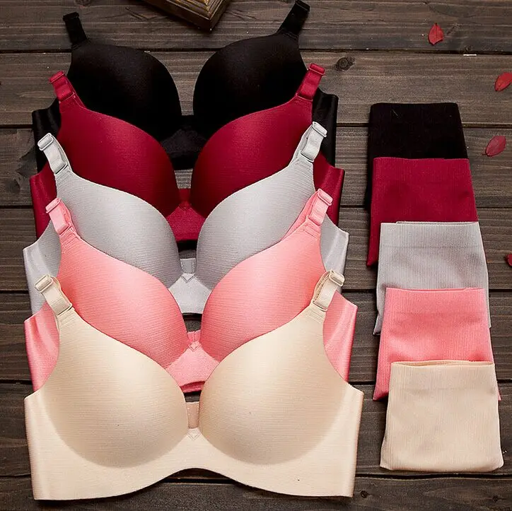 B1018 High Quality Ladies seamless Bra Set Without Underwire