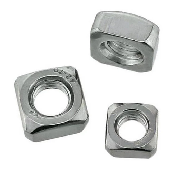 Square Nuts Stainless Steel & Square Thin Nuts Colorzinc M3 M4 M5 M6