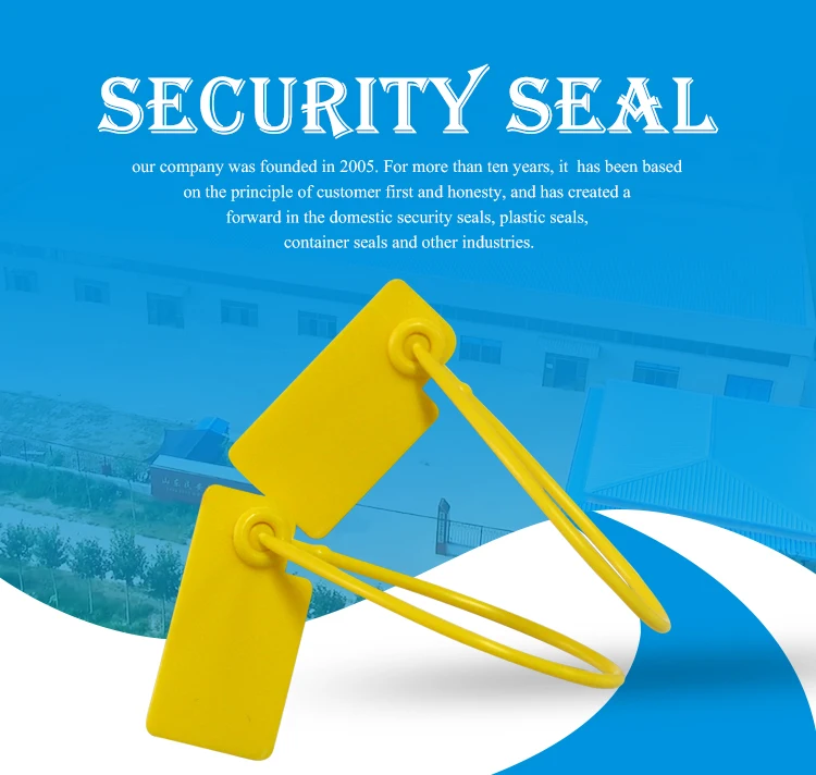 MA - PS 6032Airline security tamper proof Adjustable length PP plastic seals with logo and number for luggage