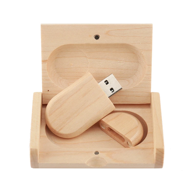 Wooden 16GB USB 2.0 Flash Drive 32GB Thumb Drive Memory Stick Custom Jump Pen Drive 4GB 8GB 64GB with Free Custom Logo - ANKUX.COM