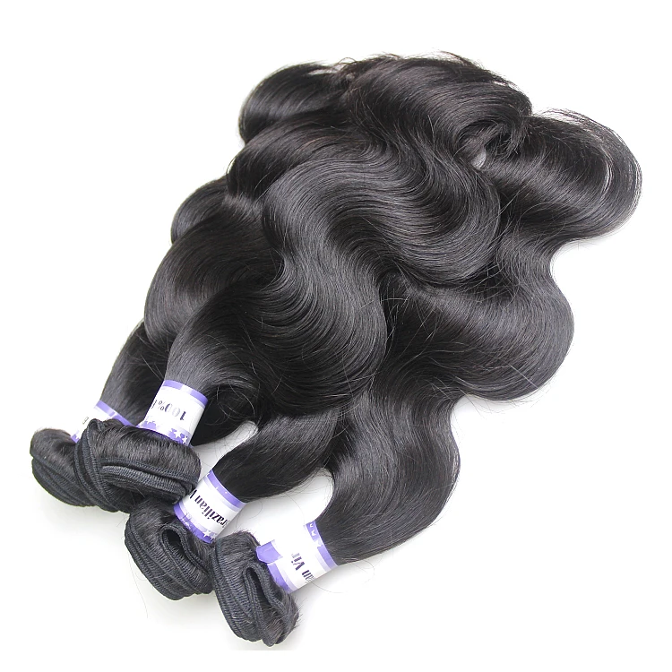 

Can be customized private label top sales products 8-40 inches peruvian human hair body wave, Natural color #1b