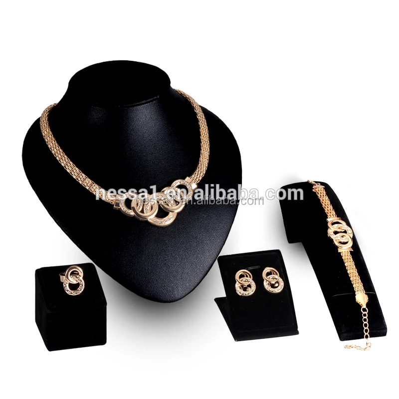 

Fashion Gold platingJewelry Set Gold Jewelry Wholesale NSJS-0001A, Colorful