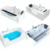 China Bath Manufacturer Bathroom Luxury Whirlpool Bathtubs And Hand Shower With LED Light Hydro Whirlpool Massage