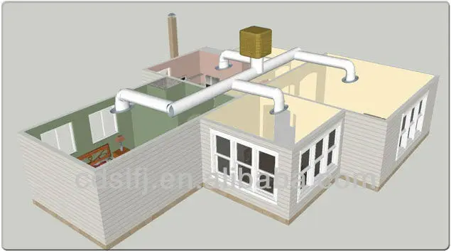 Industrial Evaporative Air Conditioner, 18000m3 - detail 18
