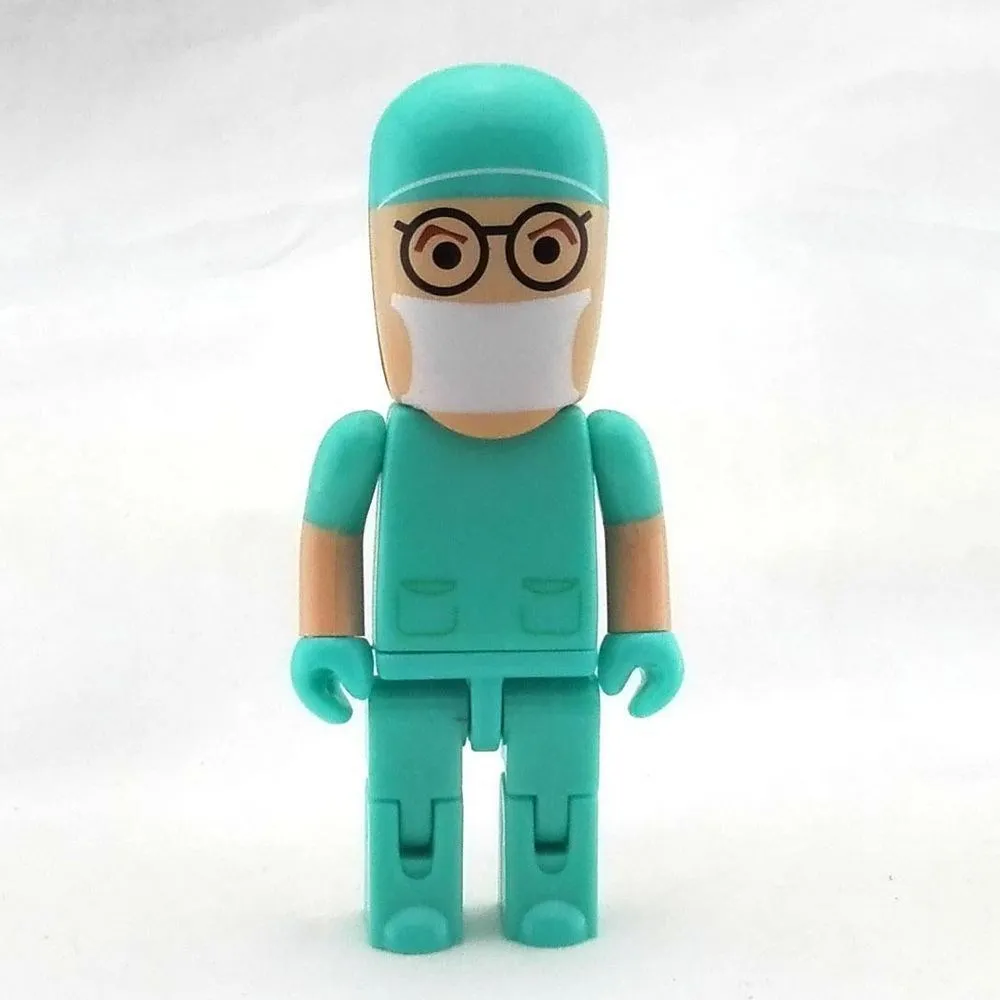 Doctors Male nurse Dentist shape card usb flash pen drive