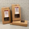 Wholesale packing box for underwear socks window open design customized size with hang hole