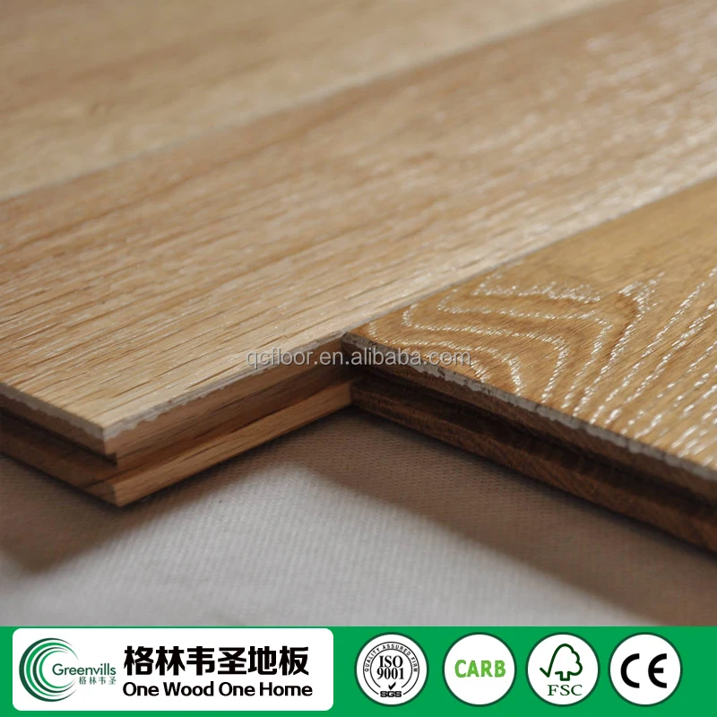 White Washed Select Grade Solid Oak Wood Flooring Hardwood