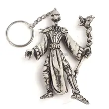 Clearance Sale 1Pc Vintage Skull Shape Key Chain Skeleton Key Ring Chain Keyfob Halloween Jewelry Best