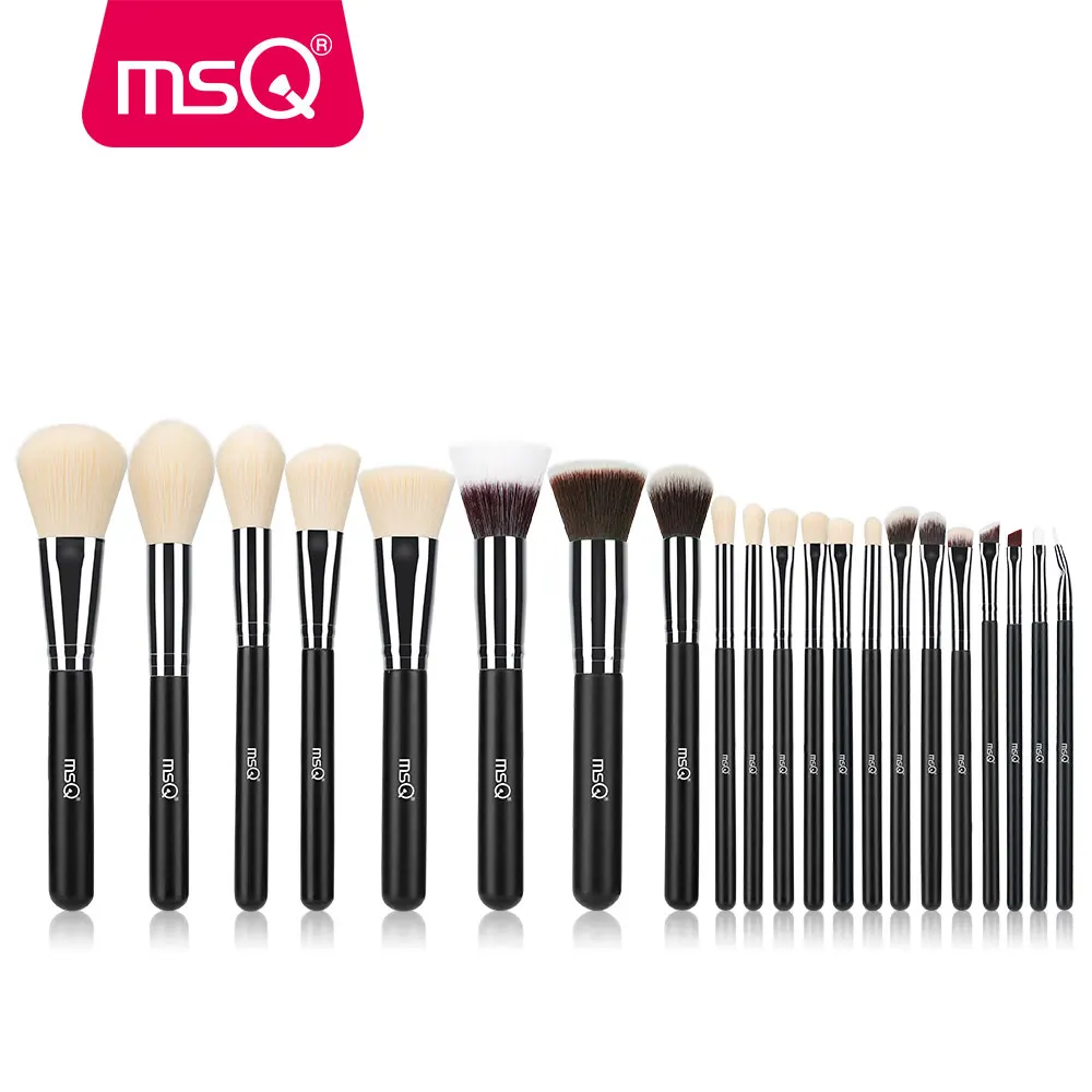 

MSQ 21pcs Private Label Makeup Brush Set Cosmetics Makeup Tool Synthetic Hair Professional Makeup Brushes